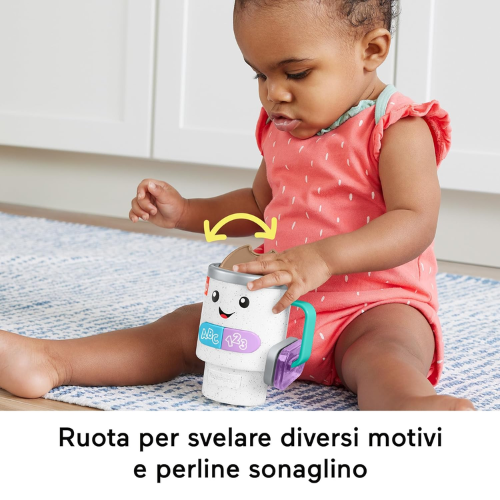 Tazza per la Colazione Fisher-Price: Impara Giocando con Musica e Numeri | 6-36 Mesi