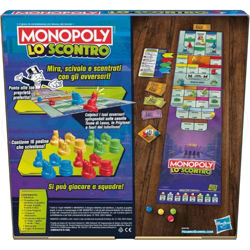 Monopoly Lo Scontro | il Gioco Dinamico da Tavolo per Tutta la Famiglia