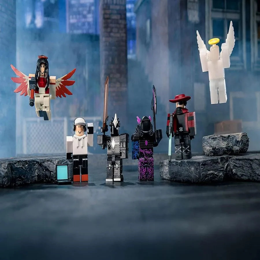 Roblox Tower Defense Cyber City – Set 6 Personaggi | 26cm x 6cm x 21cm