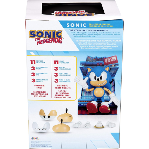Sonic The Hedgehog Collector's Edition - Jakks' Pacific | 18,5 x 28 x 14 cm