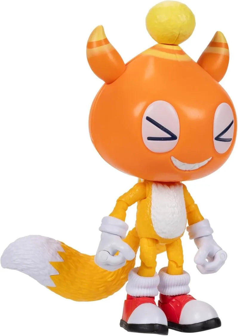Sonic 3 Movie – Action Figure di Tails - JAKKS Pacific | 13 cm x 6 cm x 4 cm