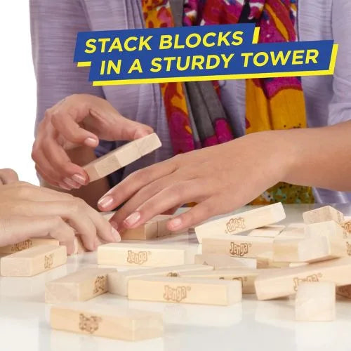 Jenga Originale Hasbro – Sfida di Mattoncini per Tutta la Famiglia