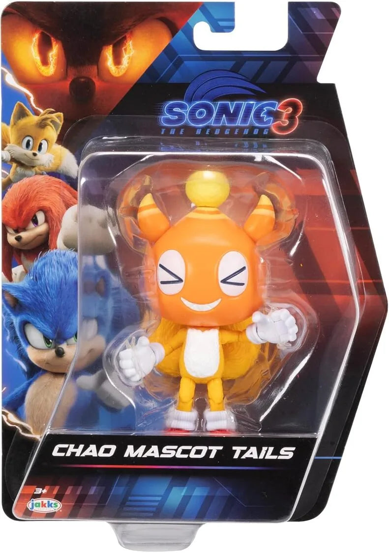 Sonic 3 Movie – Action Figure di Tails - JAKKS Pacific | 13 cm x 6 cm x 4 cm