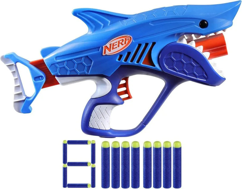 Nerf Junior Wild Sharkfire – Blaster Giocattolo Hasbro | 6,7cm x 40,6cm x 22,9cm