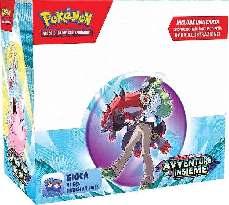 Booster box Avventure Insieme - Pokémon TCG | 13,5cm x 7cm x 12cm