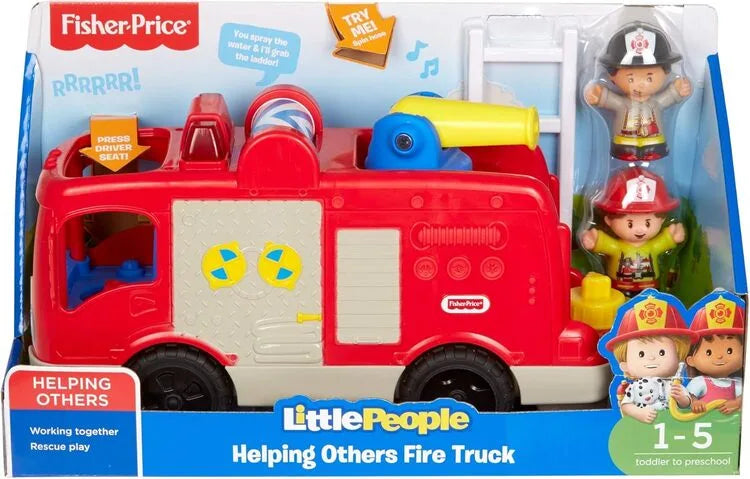 Little People – Camion dei Pompieri - FPV32 - Fisher-Price | 37 cm x 20,5 cm x 14,5 cm
