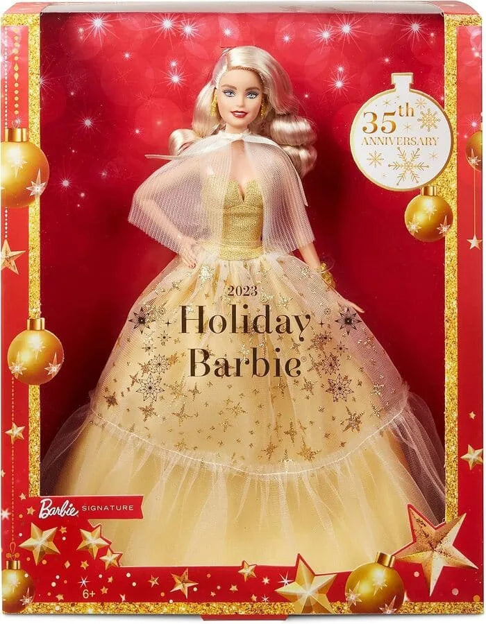 Barbie magia delle feste 2023 - 35esimo anniversario - Mattel | 30cm x 6cm x 16cm