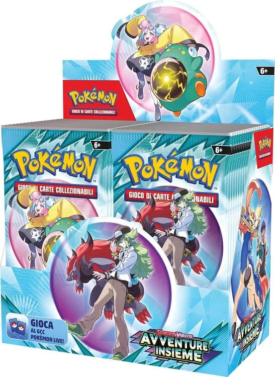 Booster box Avventure Insieme - Pokémon TCG | 13,5cm x 7cm x 12cm