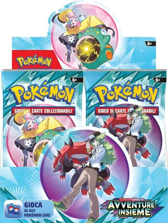 Booster box Avventure Insieme - Pokémon TCG | 13,5cm x 7cm x 12cm