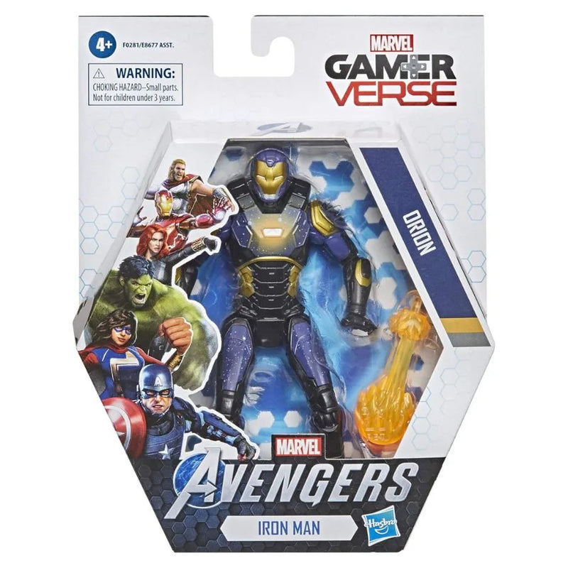 Action Figure Iron Man Orion 15cm – Marvel Avengers - Hasbro | 10cm x 4,5cm x 15cm