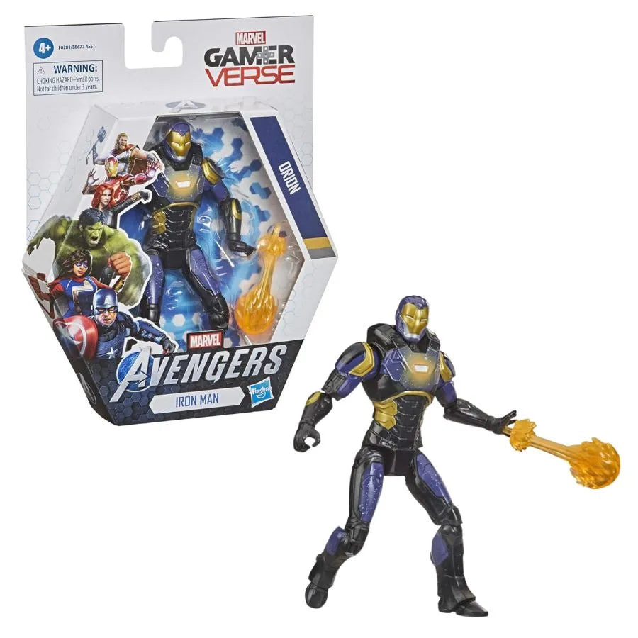 Action Figure Iron Man Orion 15cm – Marvel Avengers - Hasbro | 10cm x 4,5cm x 15cm