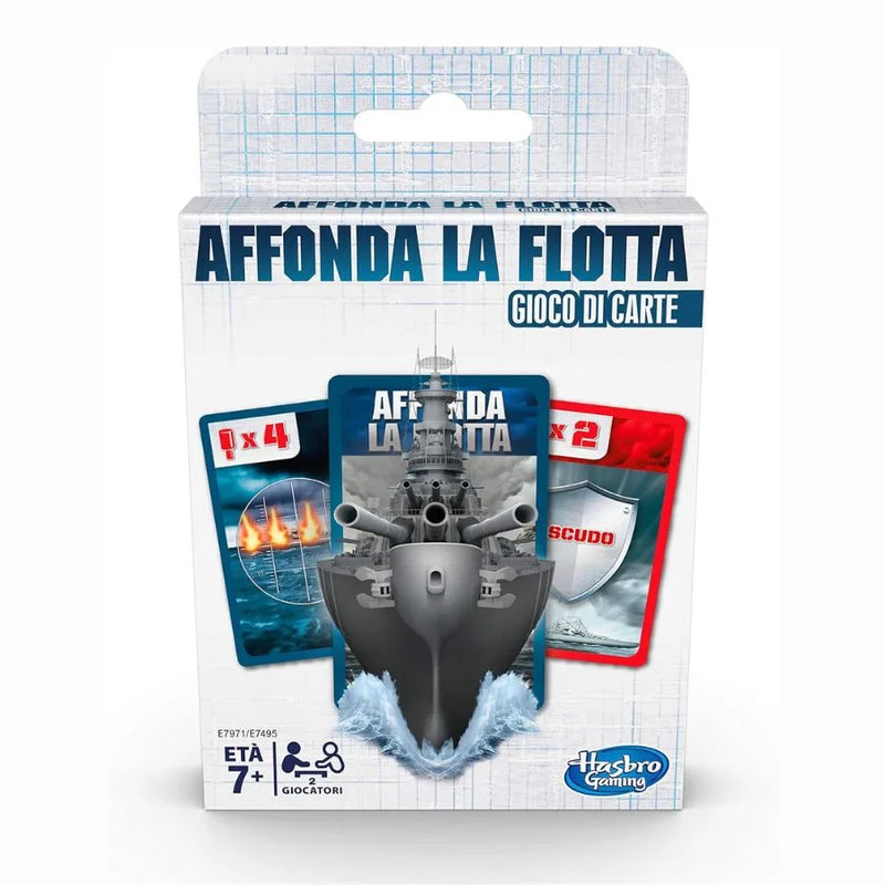 Affonda la Flotta Tascabile – Gioco di carte - Hasbro Gaming | 9cm x 2cm x 12cm