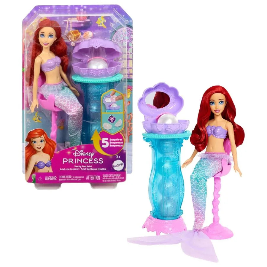 Ariel e la Specchiera Magica – Disney Princess - Mattel | 18cm x 8cm x 32cm
