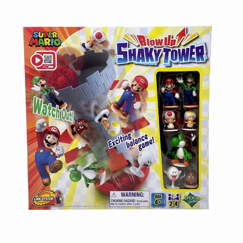 Blow Up! Shaky Tower – Super Mario - EPOCH Games | 25,5cm x 10cm x 25cm