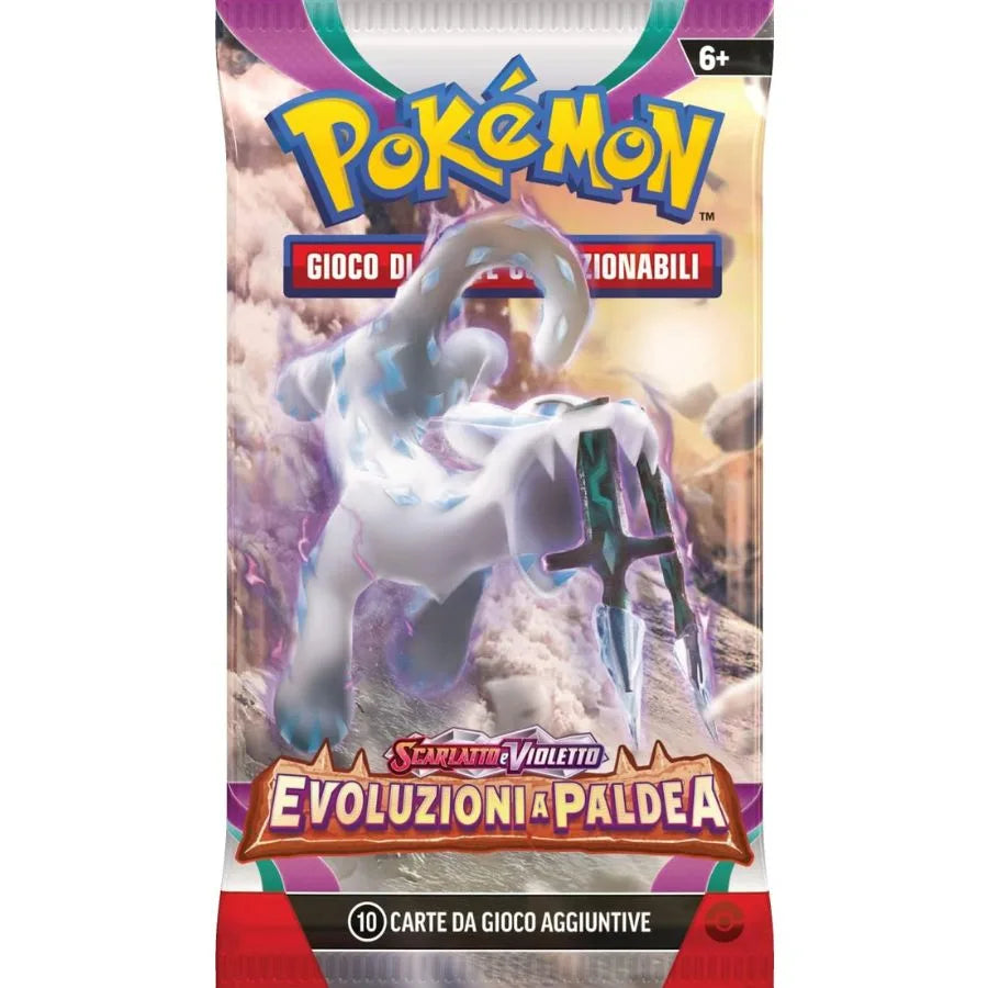 Booster Box Evoluzioni a Paldea – Pokémon TCG | 13,5cm x 7,5cm x 12cm