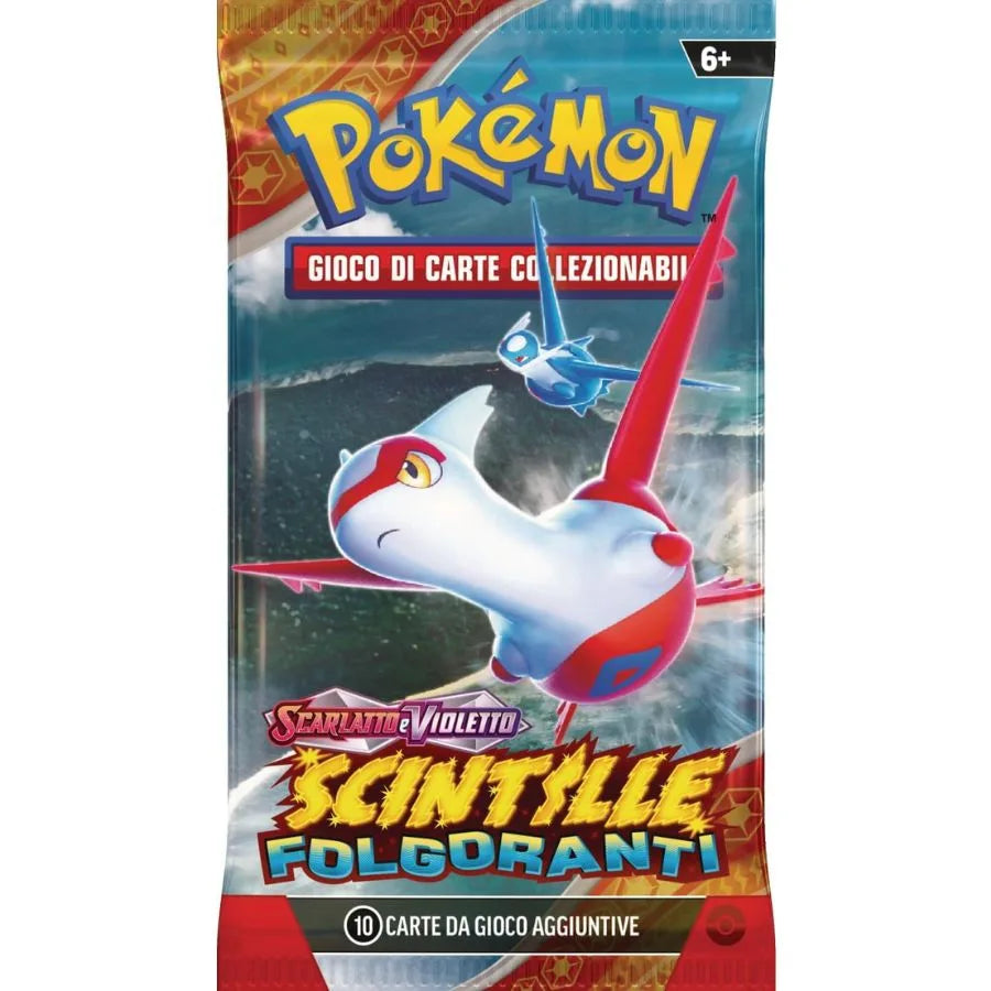 Booster Box Scintille Folgoranti - Pokémon TCG | 13,5cm x 7,5cm x 12cm