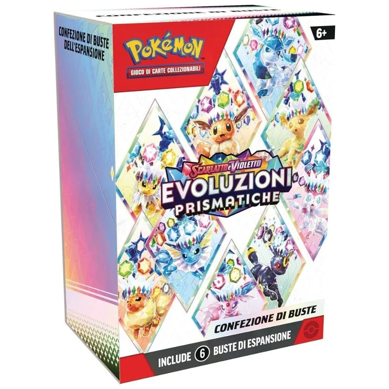 Booster Bundle Evoluzioni Prismatiche - Pokémon TCG | 7,5cm x 5cm x 11cm
