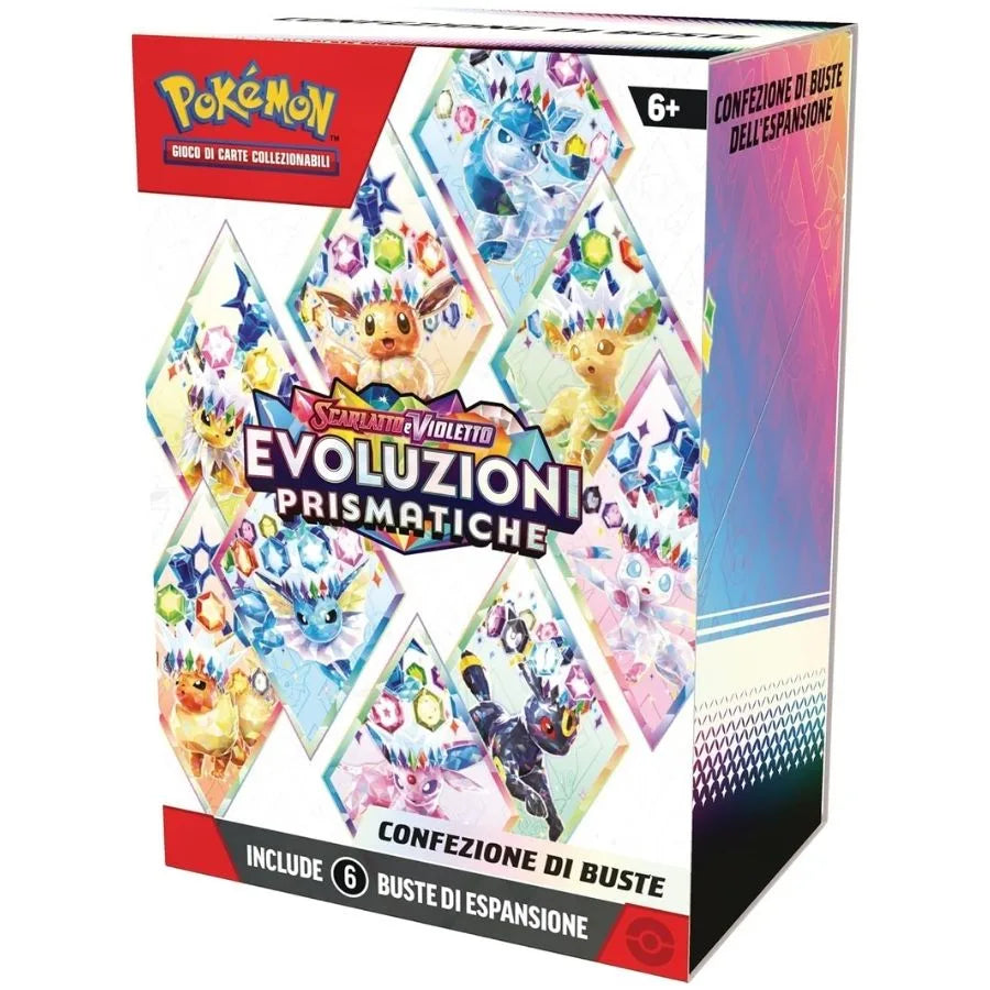 Booster Bundle Evoluzioni Prismatiche - Pokémon TCG | 7,5cm x 5cm x 11cm