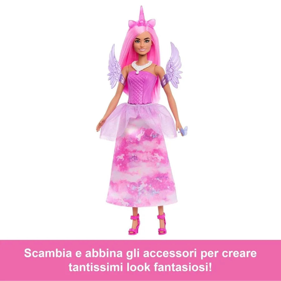 Calendario Avvento Barbie – Bambola Trasformabile e 24 Sorprese - Mattel | 45cm x 6cm x 32cm