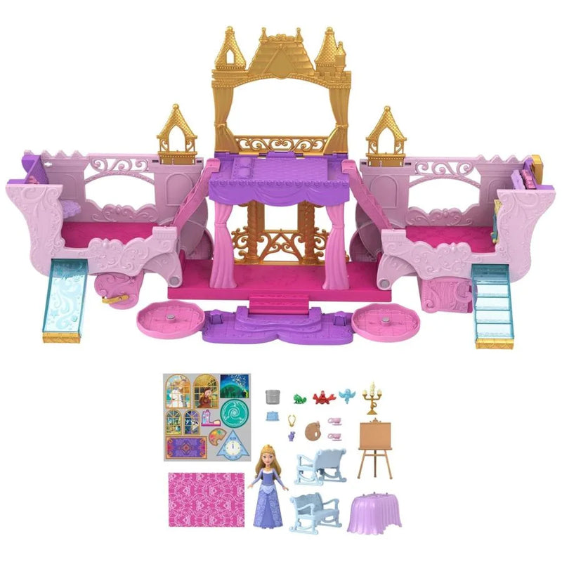 Castello Carrozza Disney Princess – Playset trasformabile - Mattel | 39cm x 14cm x 26cm