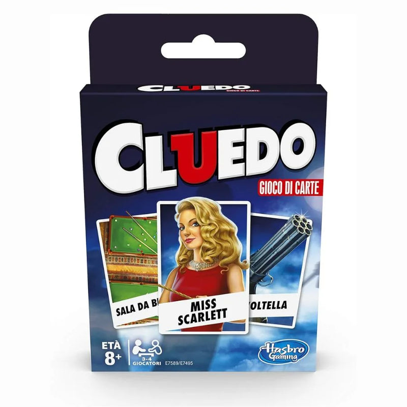 Cluedo Tascabile – Gioco di carte - Hasbro Gaming | 9cm x 2cm x 12cm