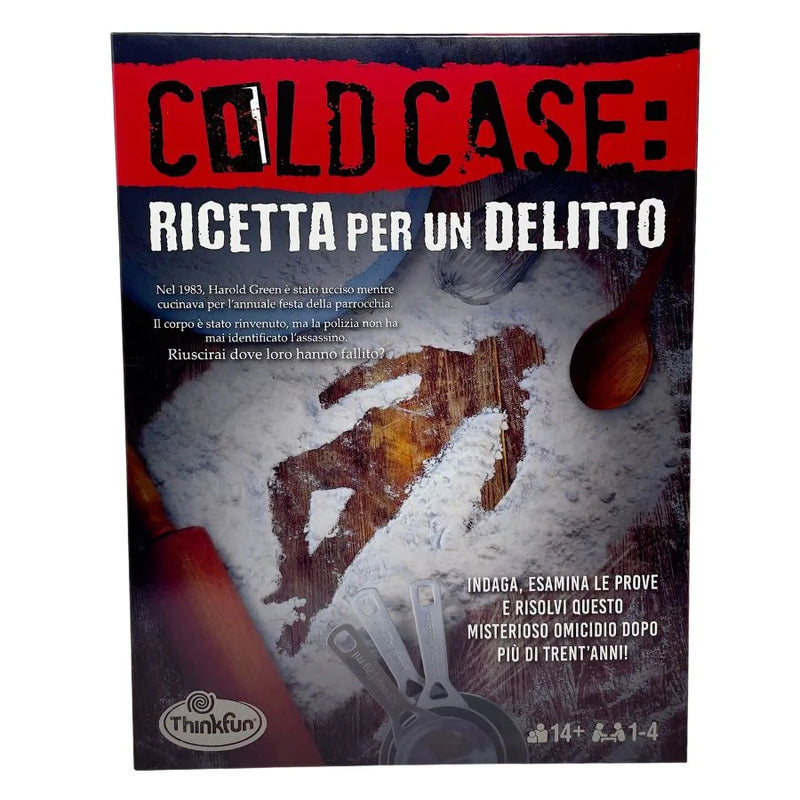Cold Case: Ricetta per un delitto – Gioco investigativo - ThinkFun | 24cm x 2cm x 31cm