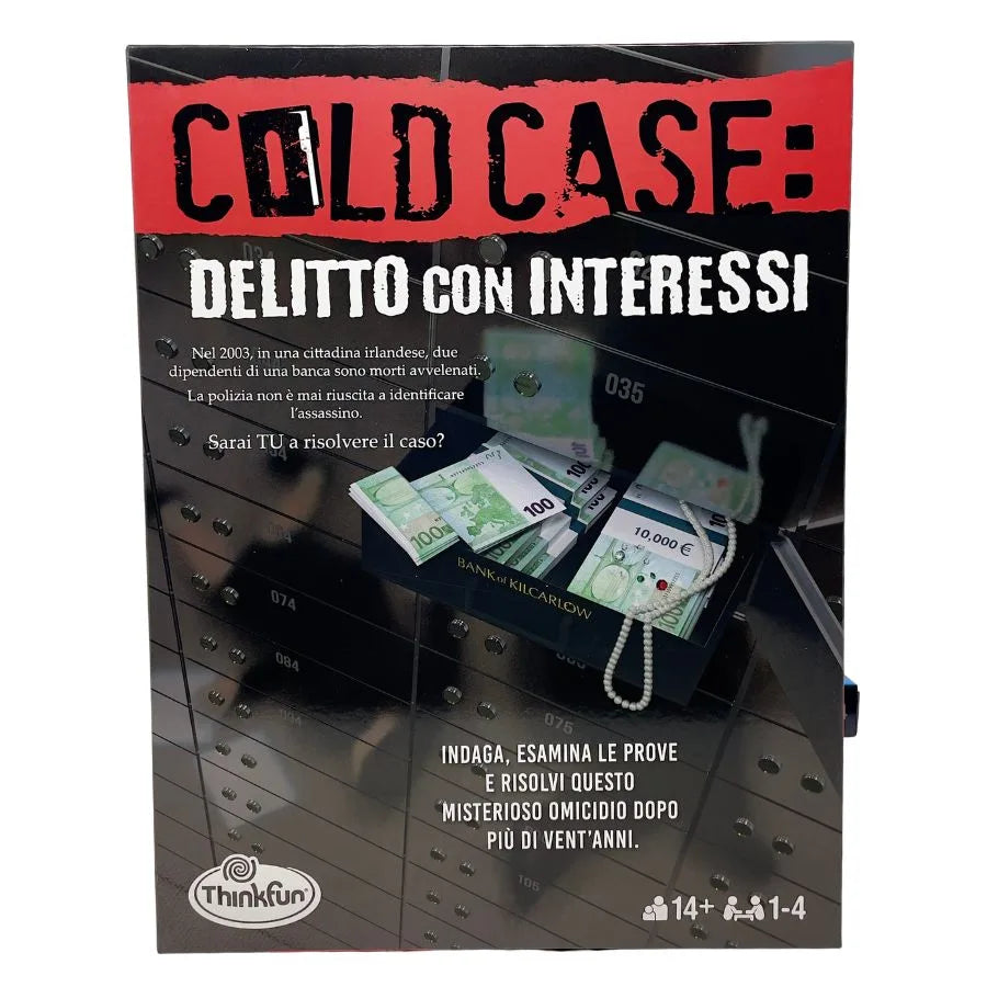 Cold Case: Delitto con interessi – Gioco investigativo - ThinkFun | 24cm x 2cm x 31cm
