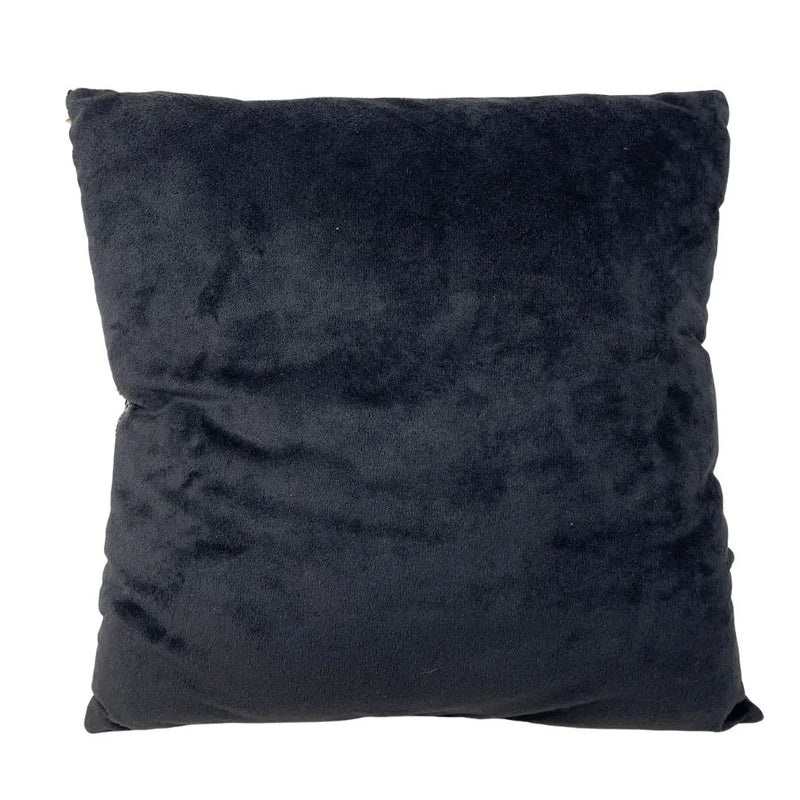 Cuscino pailletes nero oro cuore - Mood | 38cm x 10cm x 38cm