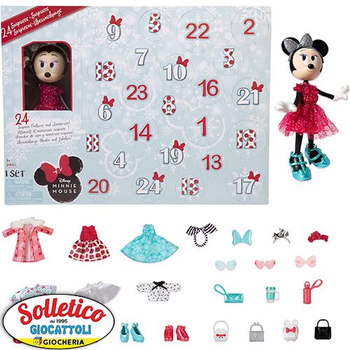 Calendario Avvento Minnie Mouse: 24 Sorprese di Natale per Bambini!