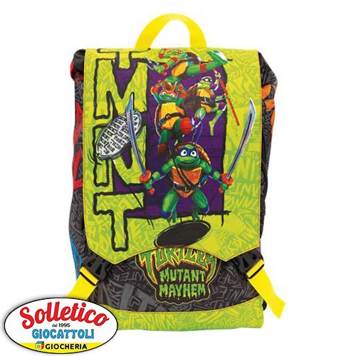Zaino - Tartarughe Ninja: Mutant Mayhem - Porta il Potere delle Tartarughe Ninja con Te!