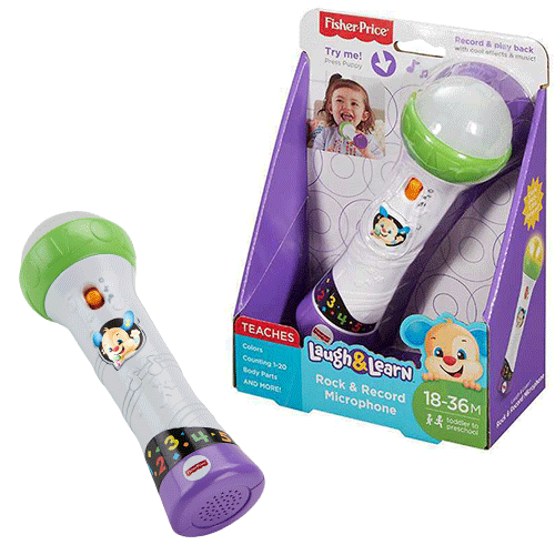 Fisher-Price - Ridi e Impara: Microfono Baby Rock