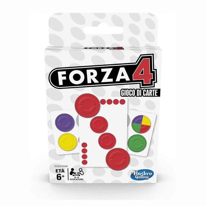Forza 4 Tascabile – Gioco di carte - Hasbro Gaming | 9cm x 2cm x 12cm