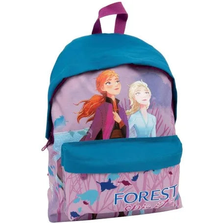 Zaino Scuola Disney Frozen con Grafica Foglie – Giochi Preziosi | 31,5cm x 41cm x13cm