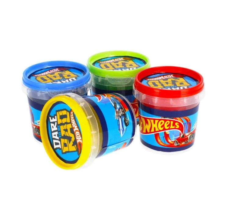 Hot Wheels Set Pasta Creativa - 4 vasetti | 28cm x 6cm x 7cm