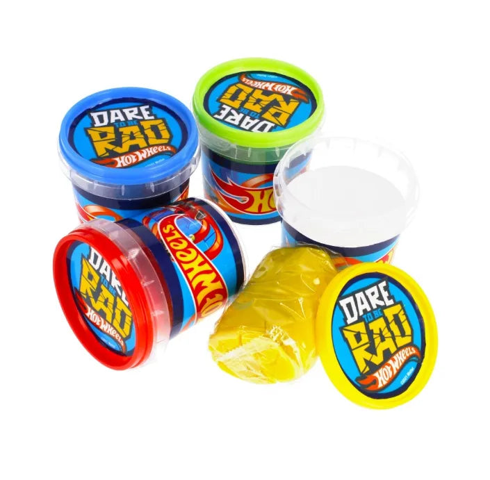 Hot Wheels Set Pasta Creativa - 4 vasetti | 28cm x 6cm x 7cm