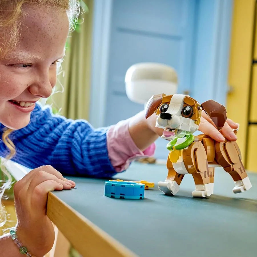 LEGO Cagnolino Giocoso – LEGO Creator 3 in 1 Adorabili Animali | 26cm x 19cm x 6cm