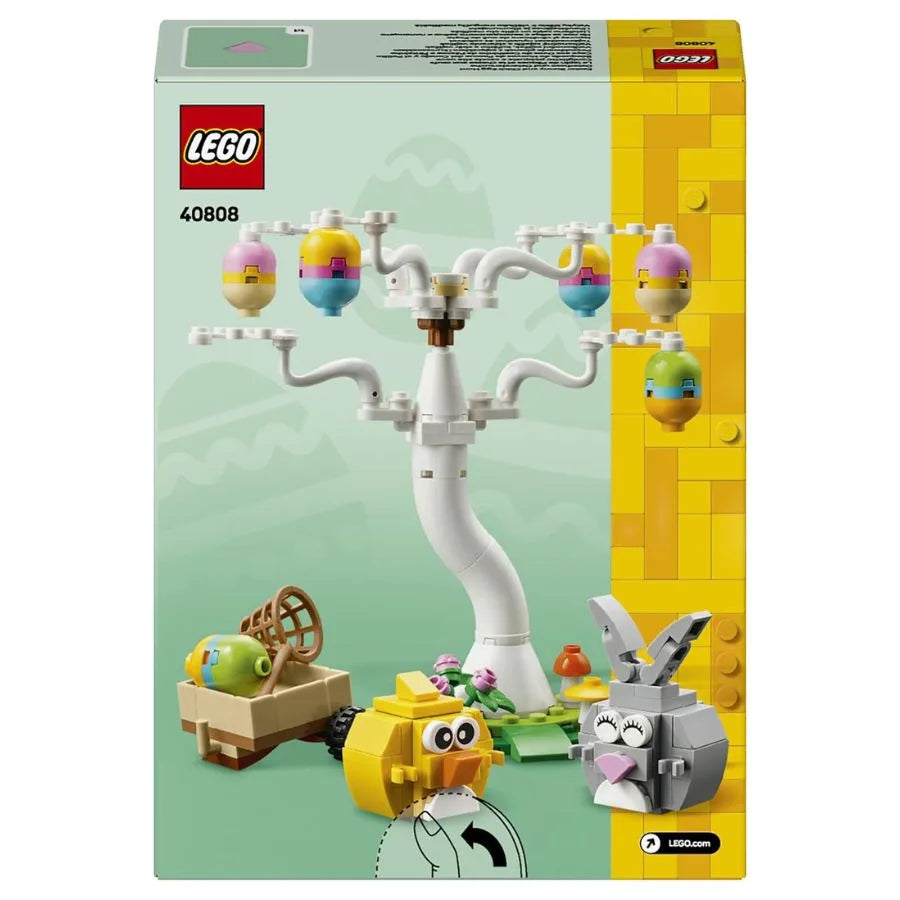 LEGO Coniglietto Pasquale e Caccia alle Uova – Giocattolo di Pasqua con Animali – LEGO 40808 | 14cm x 19cm x 5cm