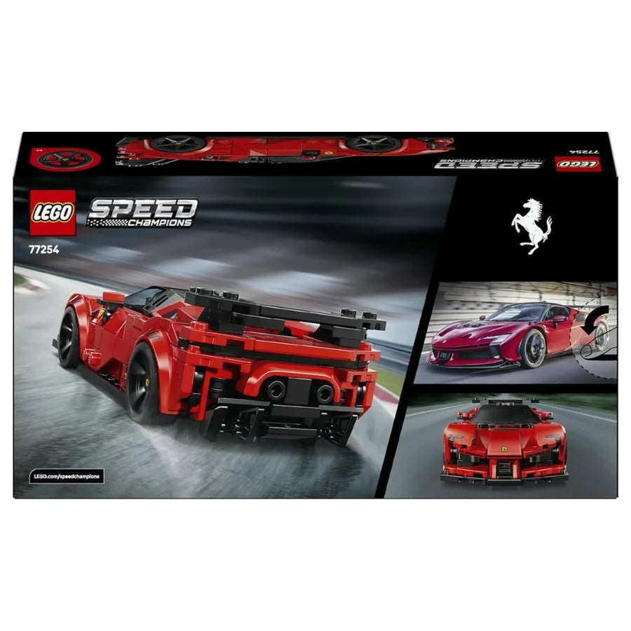 LEGO Ferrari SF90 XX - Serie Speed Champions – 77254 | 26cm x 14cm x 6cm