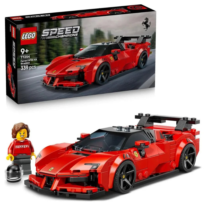 LEGO Ferrari SF90 XX - Serie Speed Champions – 77254 | 26cm x 14cm x 6cm