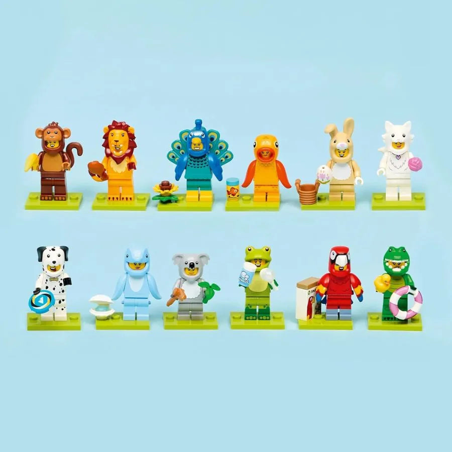 LEGO Minifigures Serie Animali 28 – Personaggio Mistery Box – LEGO 71051 | 9,5cm x 3cm x 10,5cm