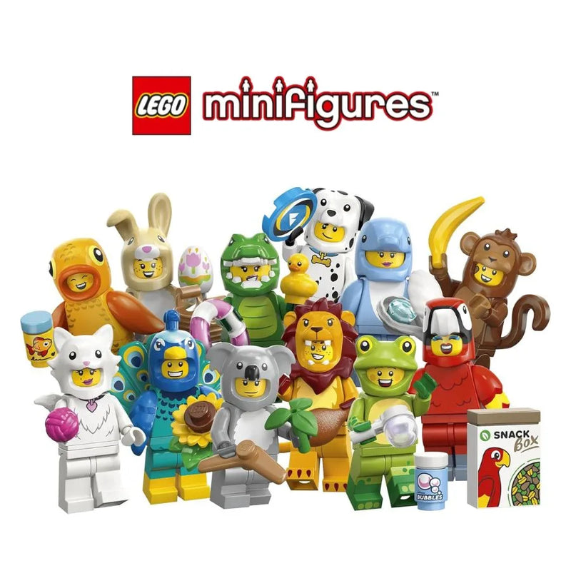 LEGO Minifigures Serie Animali 28 – Personaggio Mistery Box – LEGO 71051 | 9,5cm x 3cm x 10,5cm