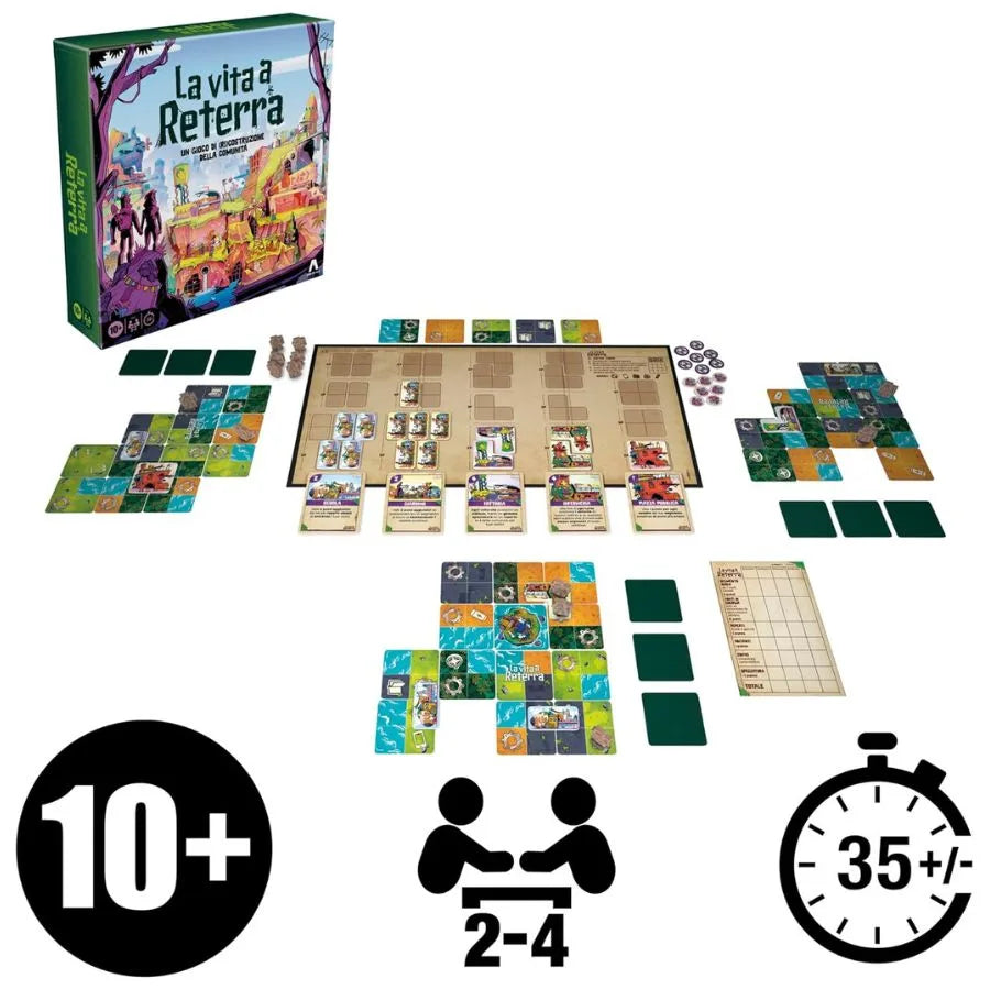 Life in Reterra – Gioco da Tavolo di Strategia - Versione Italiana - Avalon Hill | 27cm x 7cm x 27cm