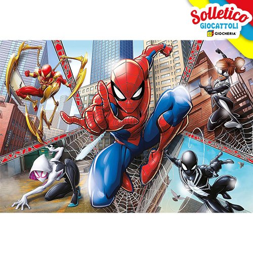 Puzzle (Super Color - 104 Pezzi) - Marvel Spider-man: Clementoni