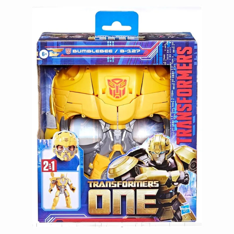 Maschera Bumblebee 2 in 1 – Transformers One - Hasbro | 20cm x 11cm x 23cm