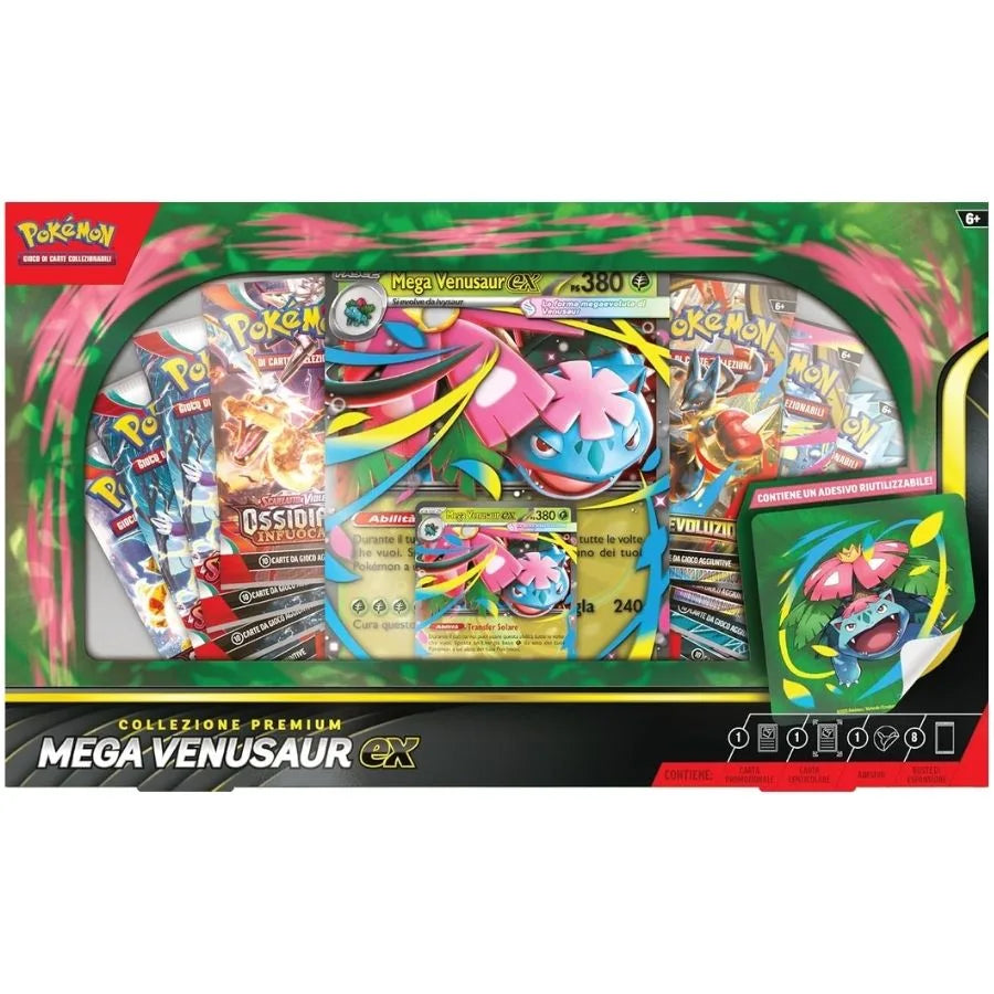 Mega Venusaur ex Premium Collection - Pokémon TCG | 38,5cm x 4cm x 23cm