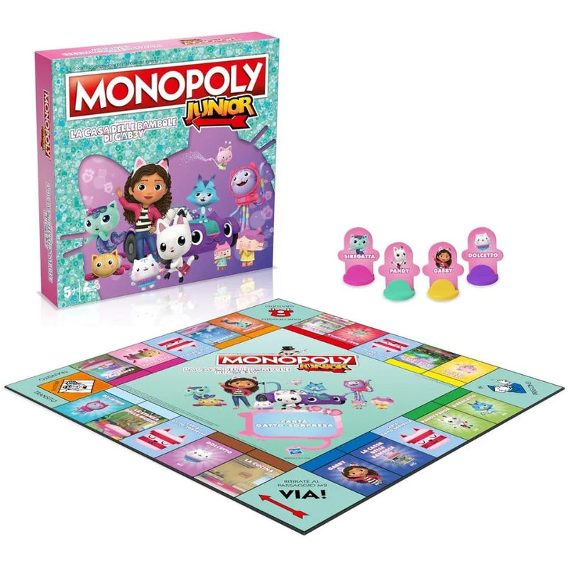 Monopoly Junior Gabby's Doll House - Winning Moves | 27cm x 4cm x 27cm