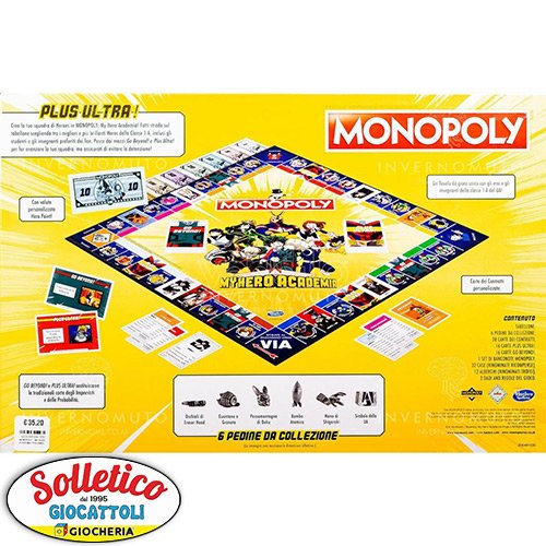 Monopoly - My Hero Academia: Hasbro Gaming (Gioco da Tavolo)
