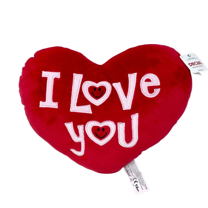 Peluche cuore I love you 37cm - Decar | 37cm x 12cm x 26cm