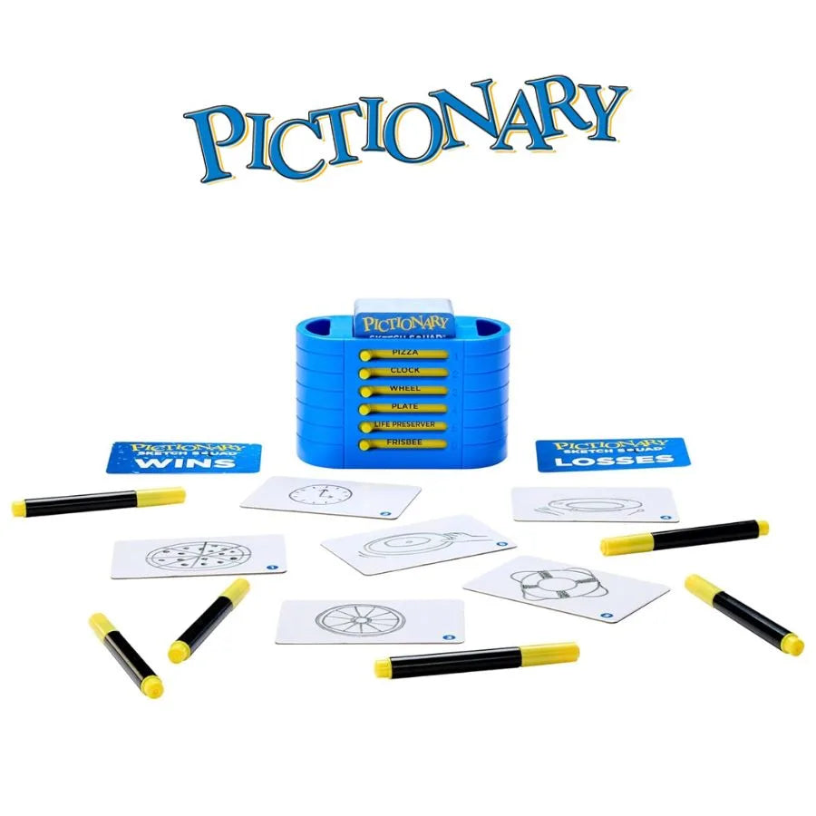 Pictionary Sketch Squad – Gioco da tavolo - Mattel Games | 20cm x 6cm x 27cm