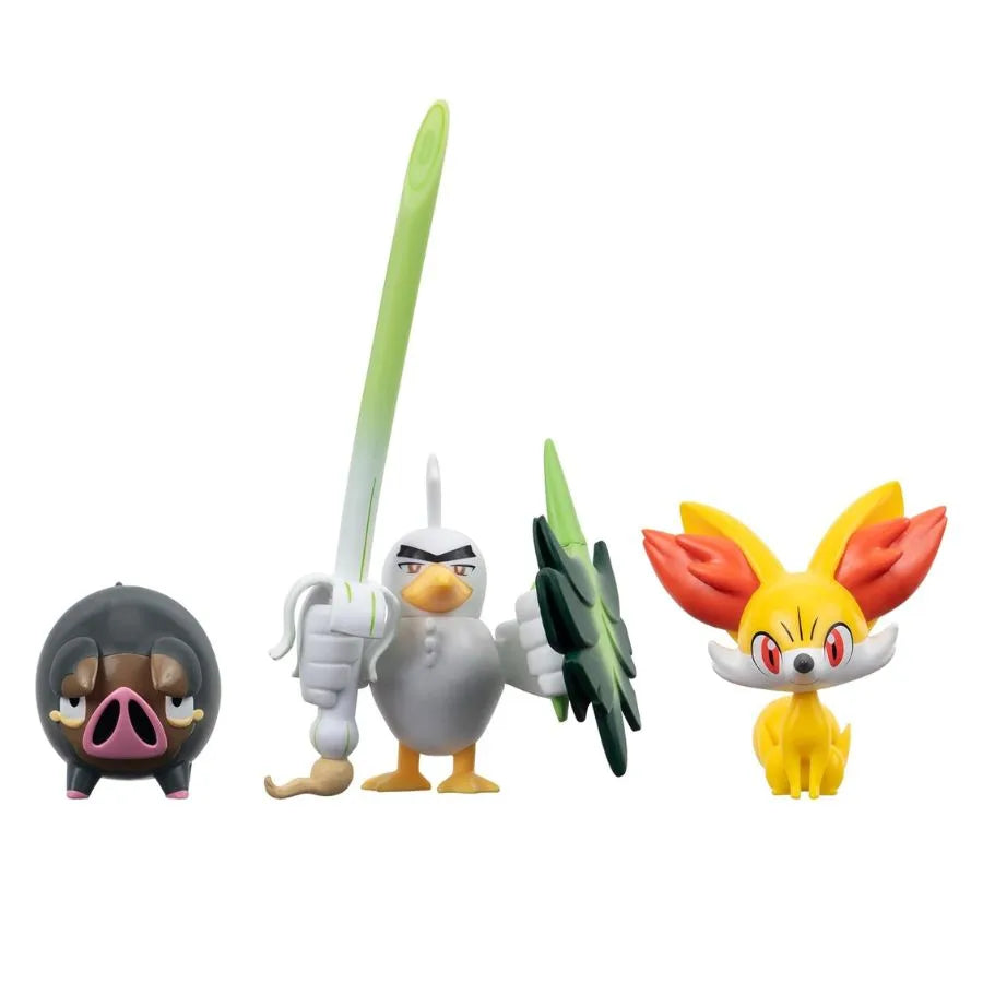Pokemon Battle Figure Pack da 3 – Set Personaggi Pokemon - Jazwares | 12cm x 7cm x 13cm